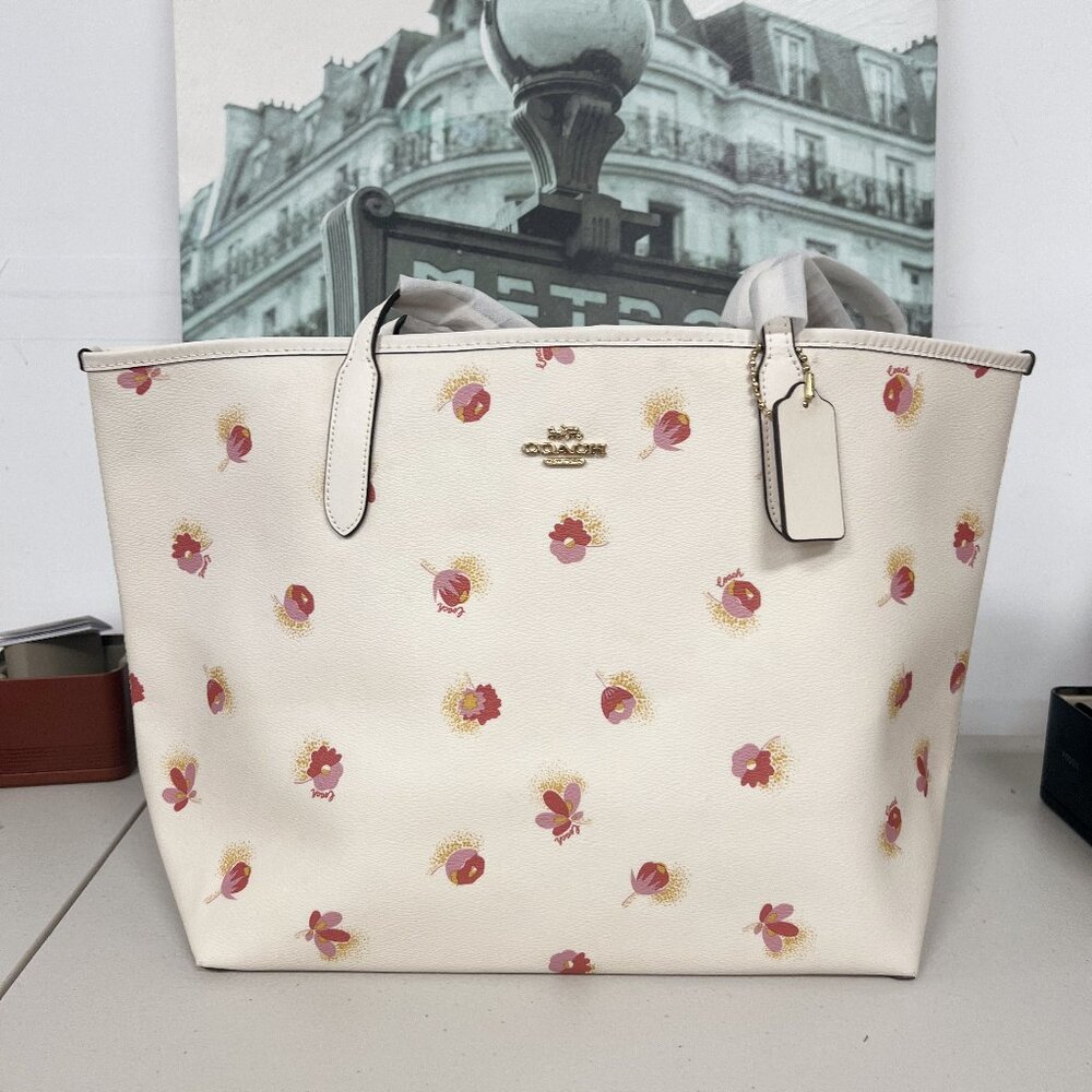 Coach C6431 Pop Floral City Tote